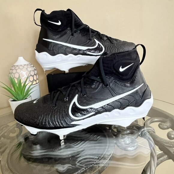 Nike Alpha Huarache NXT Mens Size 8‎ Metal Baseball Cleats (DJ6517-001) - Picture 1 of 8